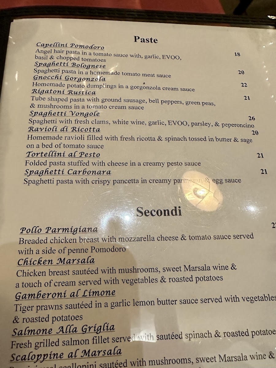 Menu - Sapore Italiano Ristorante photo 10